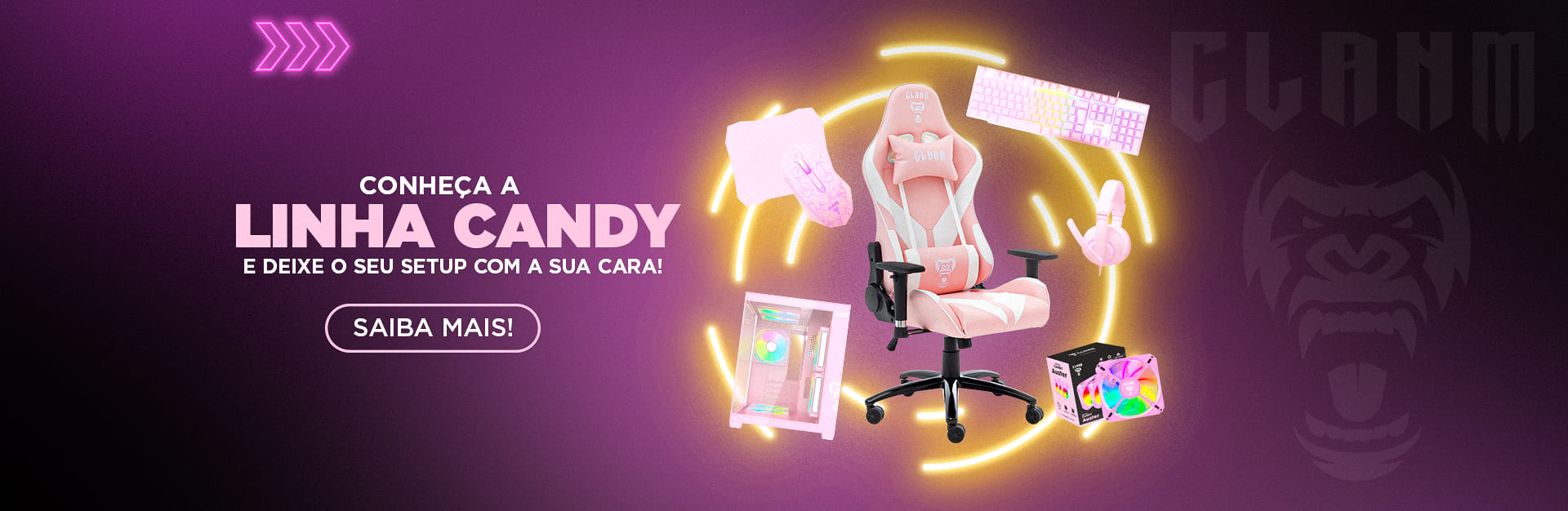 Foto desktop: Conheça a Linha candy e deixe o seu setup com a sua cara!