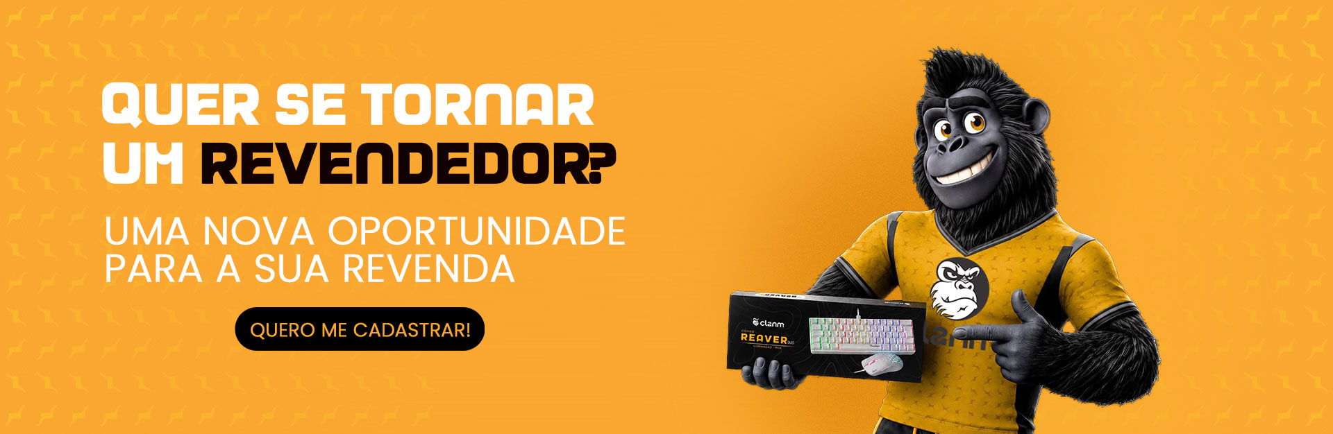 Foto desktop: Quer se tornar um revendedor? Cadastre-se e se junte ao Clanm