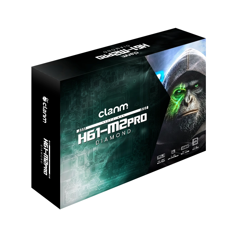 PLACA MÃE H61-M2 PRO | DDR3 – M.2 NVMe