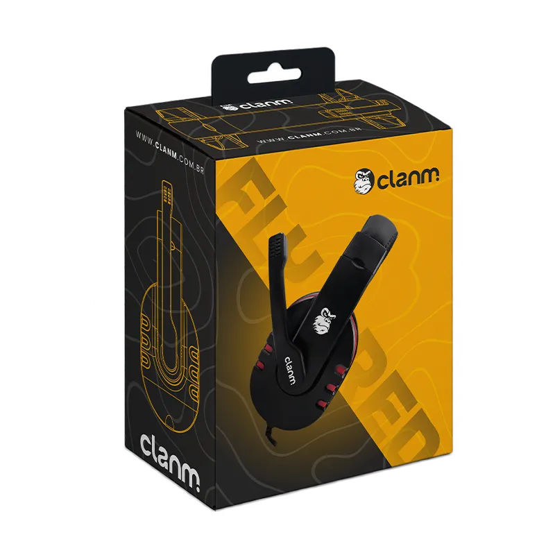 HEADSET GAMER FLY RED