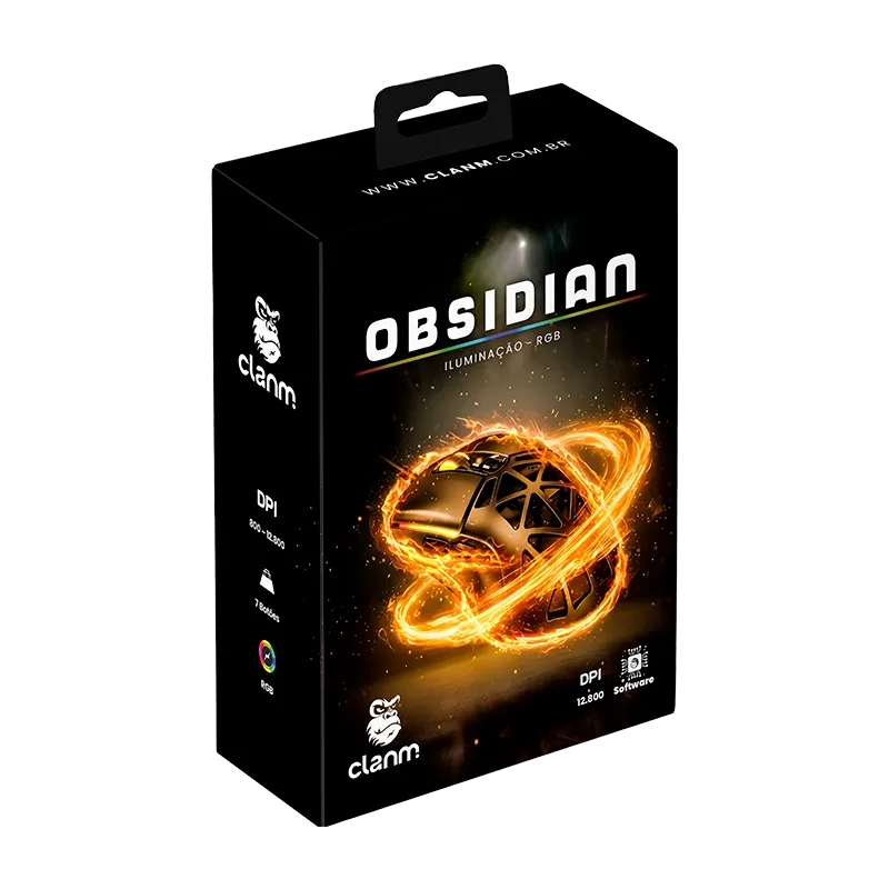 MOUSE GAMER OBSIDIAN – CLANM