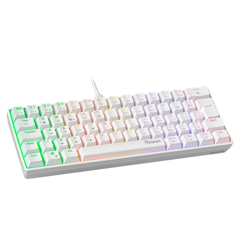 TECLADO GAMER 60% WALKER SNOW V2