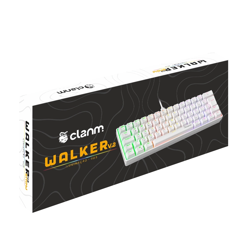 TECLADO GAMER 60% WALKER SNOW V2
