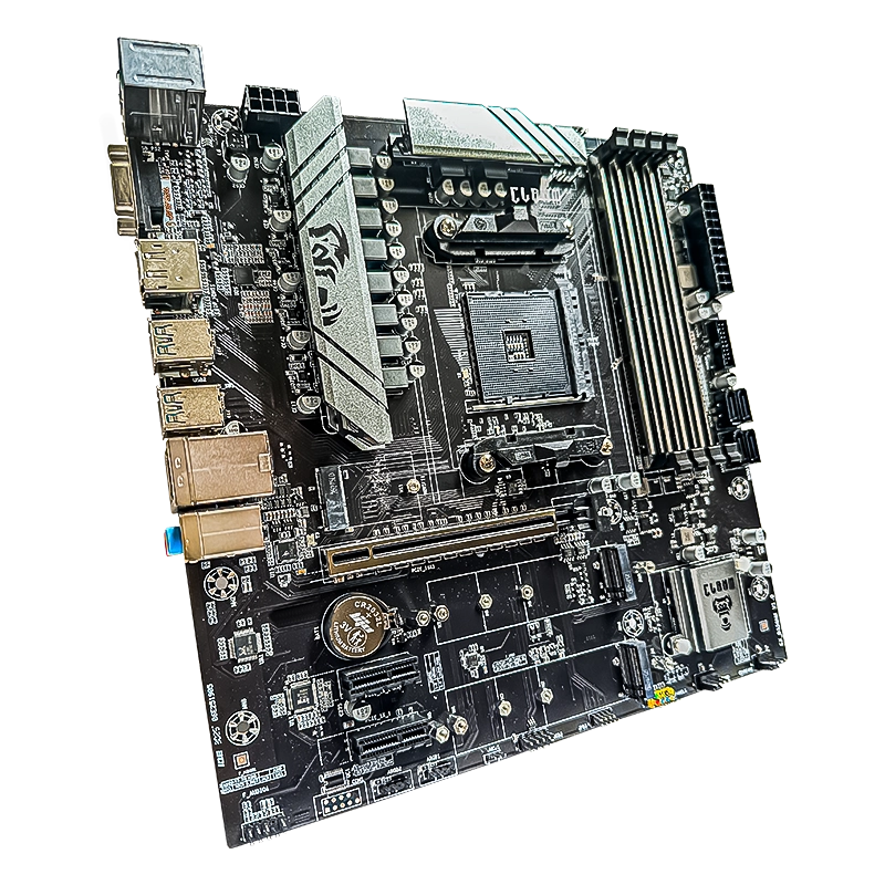 PLACA MÃE B550M TITANIUM | SOCKET AM4 – DDR4 – M.2 NVMe – CLANM