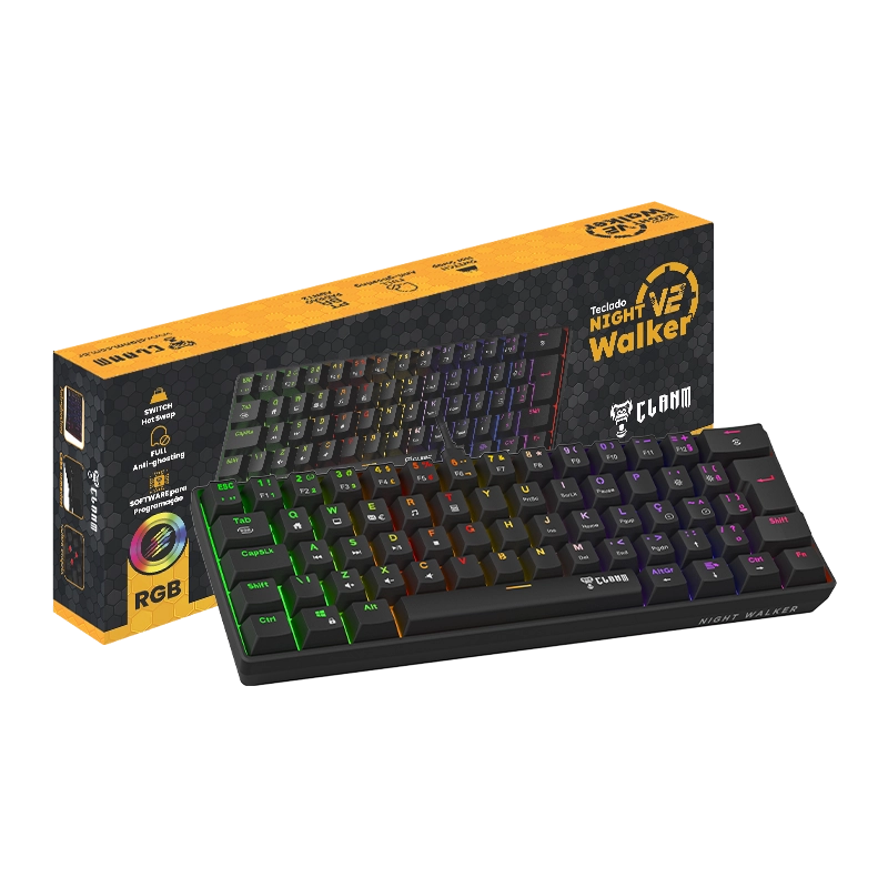 Downloads: TECLADO GAMER 60% NIGHT WALKER V2 (12670)