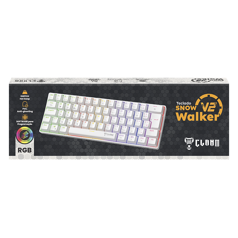 TECLADO GAMER 60% SNOW WALKER V2
