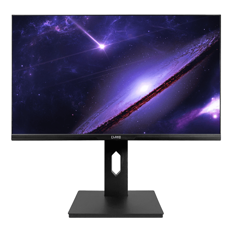 Monitor Gamer Clanm Pulsar, 23.8″ Full HD, 165Hz, 3-5ms, HDMI e DP, Ajuste de Altura, FreeSync, G-Sync, Preto