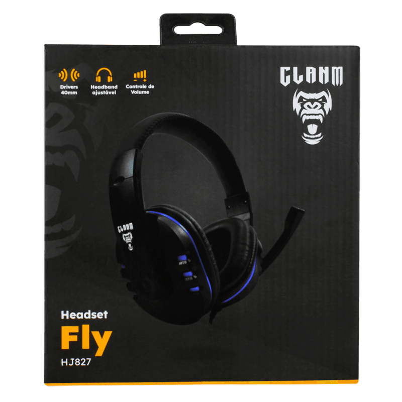 HEADSET GAMER FLY BLUE