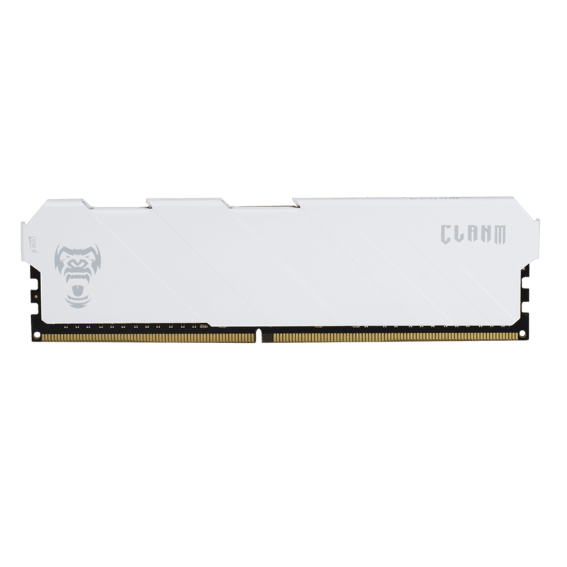 MEMÓRIA RAM CLANM, 8GB, 3200MHz, DDR4, CL19, COM DISSIPADOR BRANCO