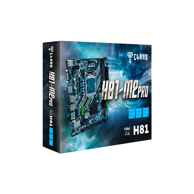 PLACA MÃE H81-M2 PRO | SOCKET LGA 1150 – DDR3 – M.2 NVMe – CLANM