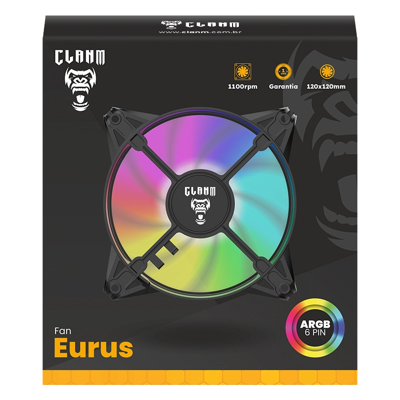 COOLER FAN EURUS | ARGB 6PIN – CLANM