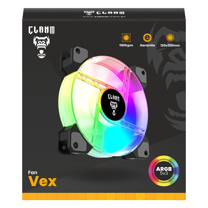 COOLER FAN VEX | ARGB 3PIN – CLANM