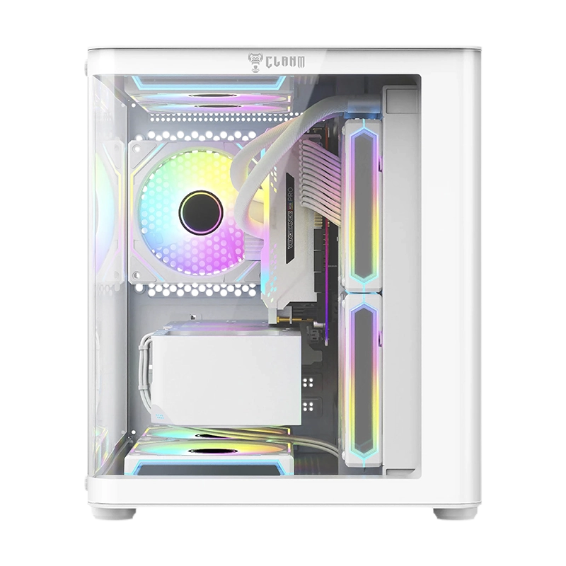 GABINETE GAMER SNOW RODAN | VIDRO CURVO – AQUÁRIO – CLANM