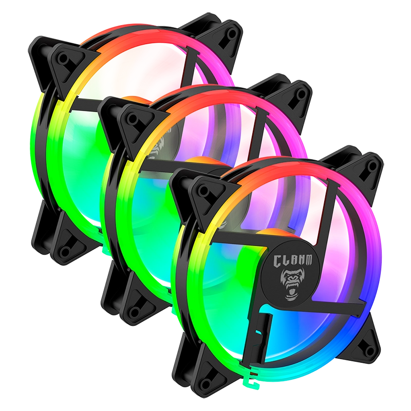 KIT COOLER FAN NOTO | RGB 4PIN – CLANM