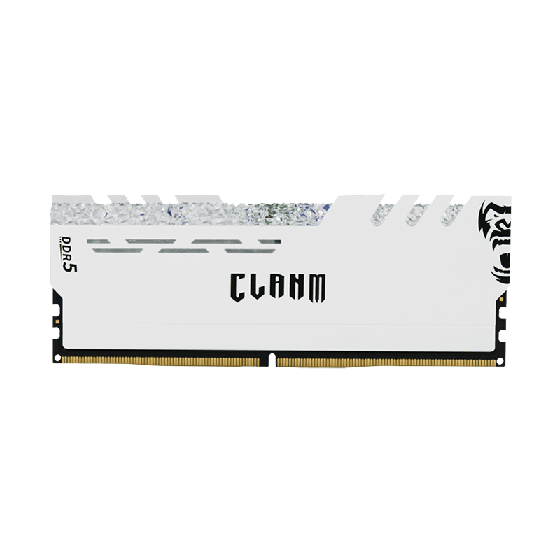 MEMÓRIA RAM CLANM DDR5 16GB – 6000Mhz, CL40, BRANCA – RGB