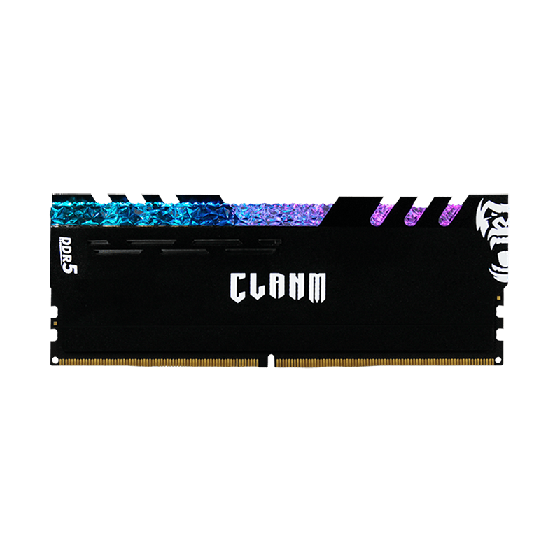MEMÓRIA RAM CLANM DDR5 16GB – 6000Mhz, CL40, PRETA – RGB