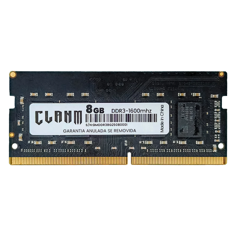 MEMÓRIA DE NOTEBOOK CLANM DDR3 8GB – 1600MHz, CL11