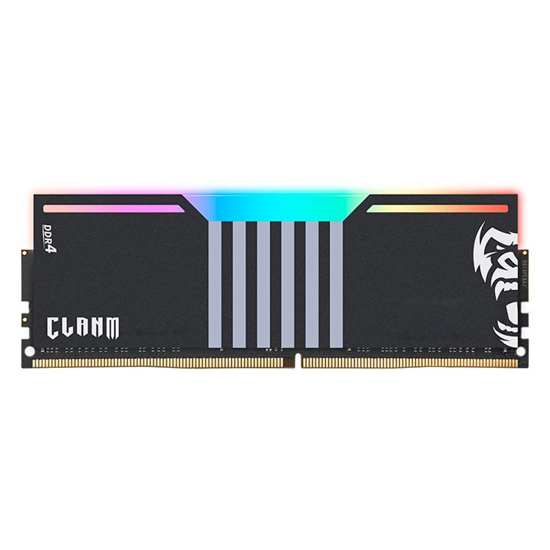 MEMÓRIA CLANM DDR4 8GB – 3200MHz, CL19, PRETA – RGB