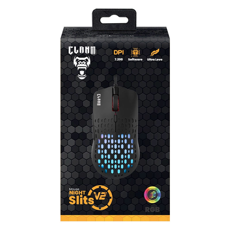 MOUSE GAMER NIGHT SLITS V2 – CLANM
