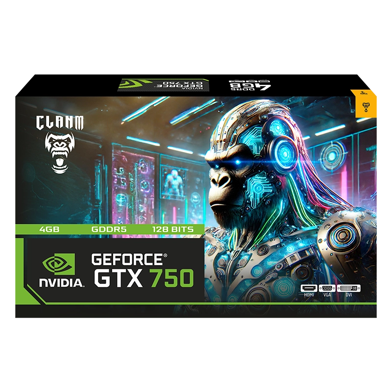 GPU NVIDIA GTX750 – 4GB DDR5 – 128BIT – HDMI/VGA/DVI – CLANM