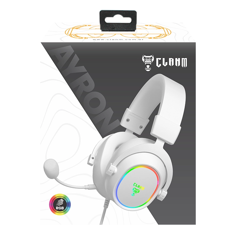 HEADSET GAMER AYRON SNOW | CLANM