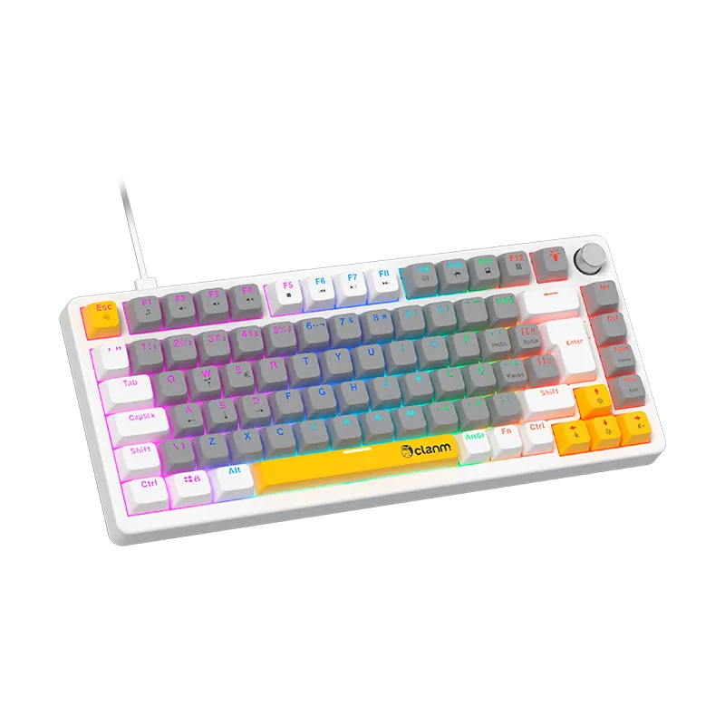 TECLADO GAMER 75% AZIMUT VEGA – MECÂNICO – RGB – CLANM