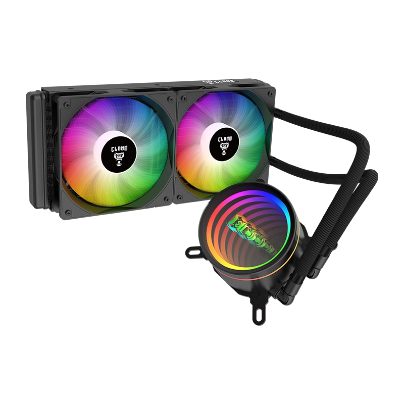 WATER COOLER CRYOS NIGHT – 240MM PRETO- RGB FIXO – CLANM