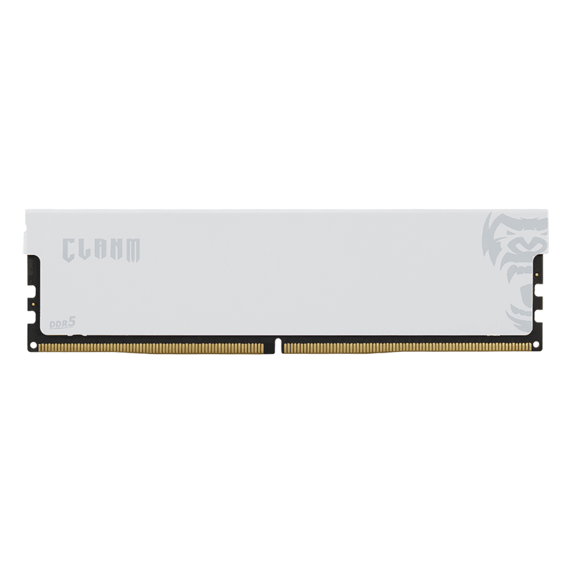 MEMÓRIA RAM CLANM DDR5 16GB – 4800MHz, CL40, BRANCA